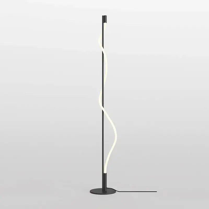 Stehleuchte – Schwarzes Finish, 15W Leistung, Warmweiß, 360° Licht - Tau | Maytoni