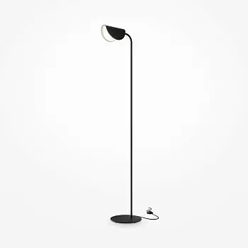 Stehleuchte – Schwarzes Metall, 1× G9 Fassung, 7 W Leistung, 140 cm Höhe - Mollis | Maytoni