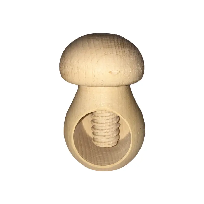 Steinpilz Nussknacker aus Holz naturbelassen 004.404