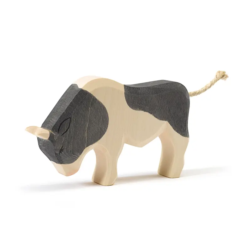 Stier schwarz-weiß