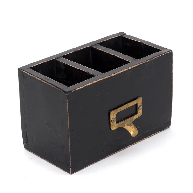 STIFTEHALTER "BOX 18" | Mahagoni, 19x12 cm (BxH) | Stiftebox | Farbe