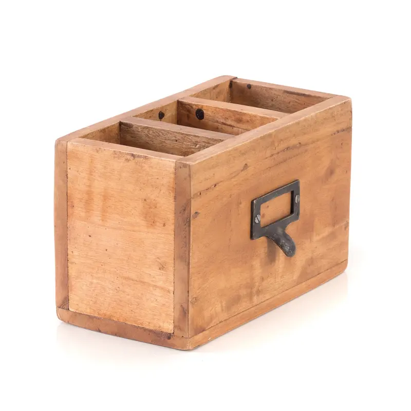 STIFTEHALTER "BOX 18" | Mahagoni, 19x12 cm (BxH) | Stiftebox | Farbe