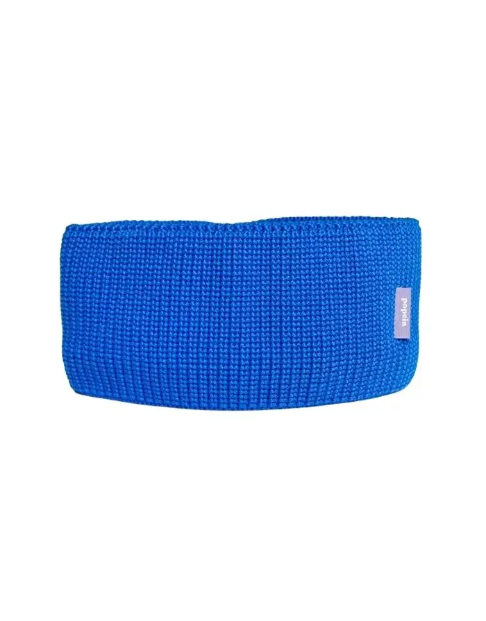Stirnband aus Merinowolle I Blau
