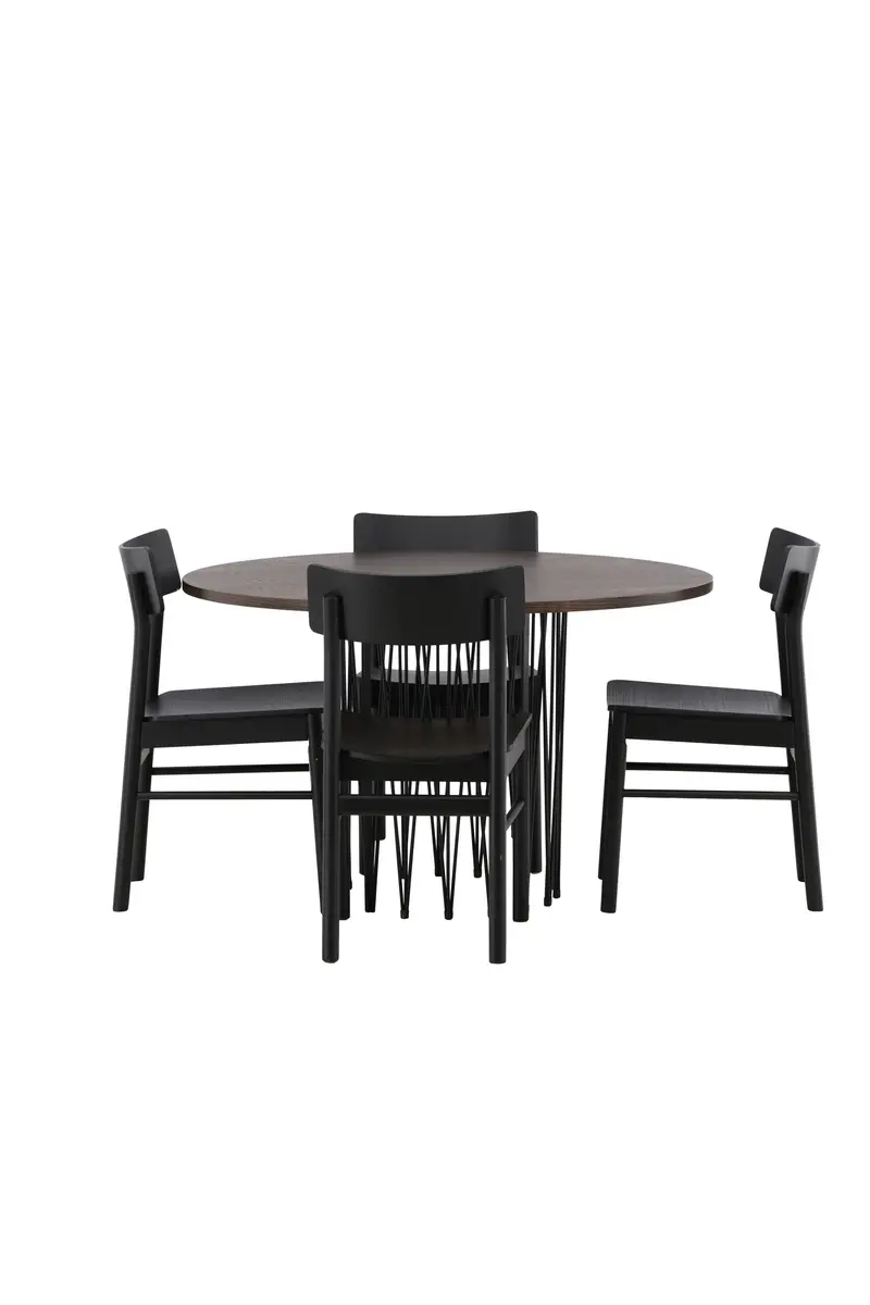 Stone Round Dining Set Rundes Essgruppen Set
