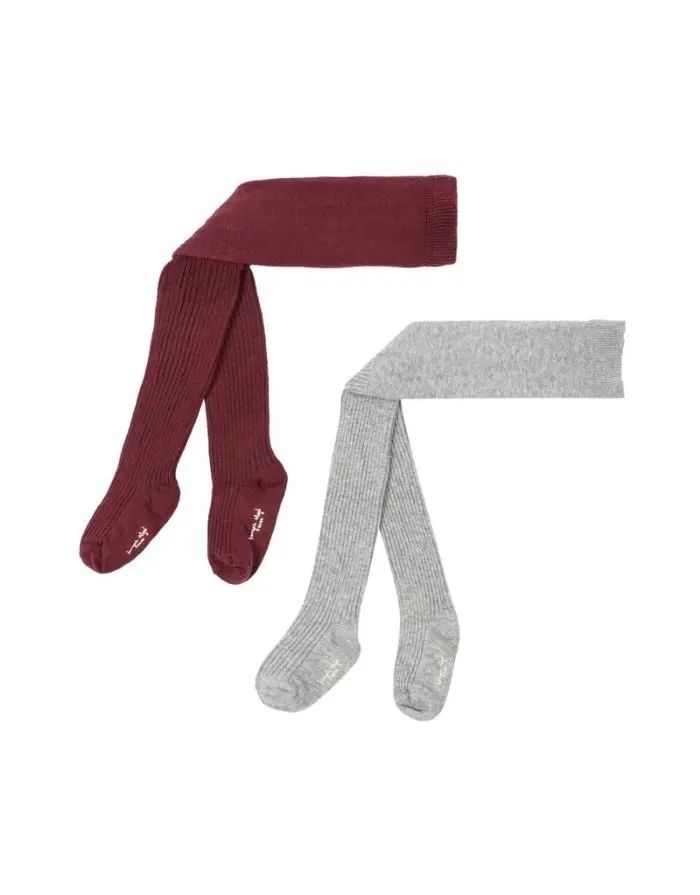Strumpfhose Rib 2er Set I Mix Pack
