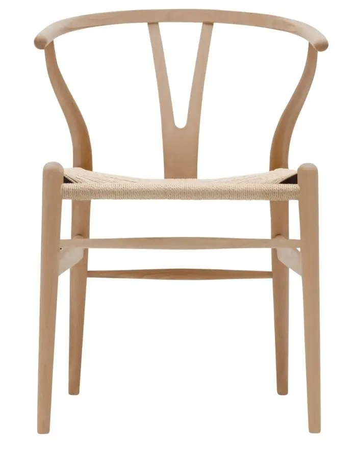 Stuhl CH24 Wishbone Chair I Buche geölt / Geflecht natur