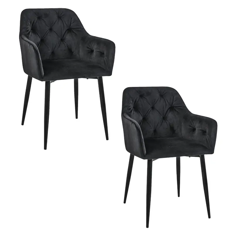stuhl Set – Stilvolle Samtstühle für modernes Glamour Wohnen