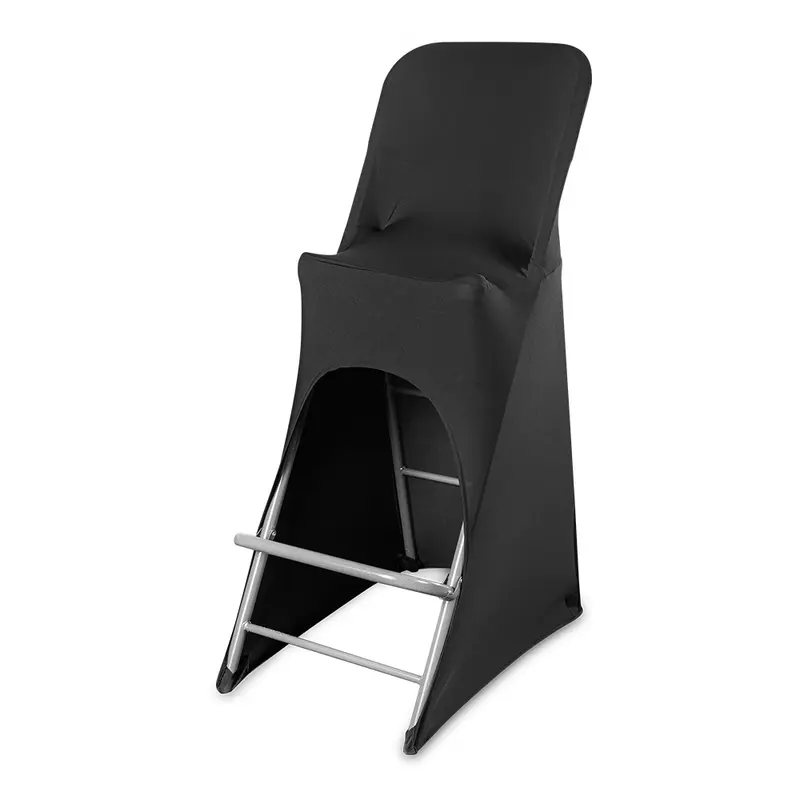 Stuhlhusse für Cocktailstuhl - schwarz