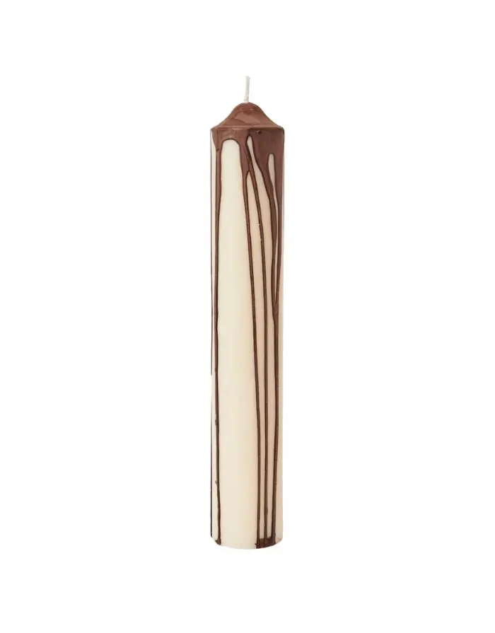 Stumpenkerze Dryp 30cm I Dark Chocolate