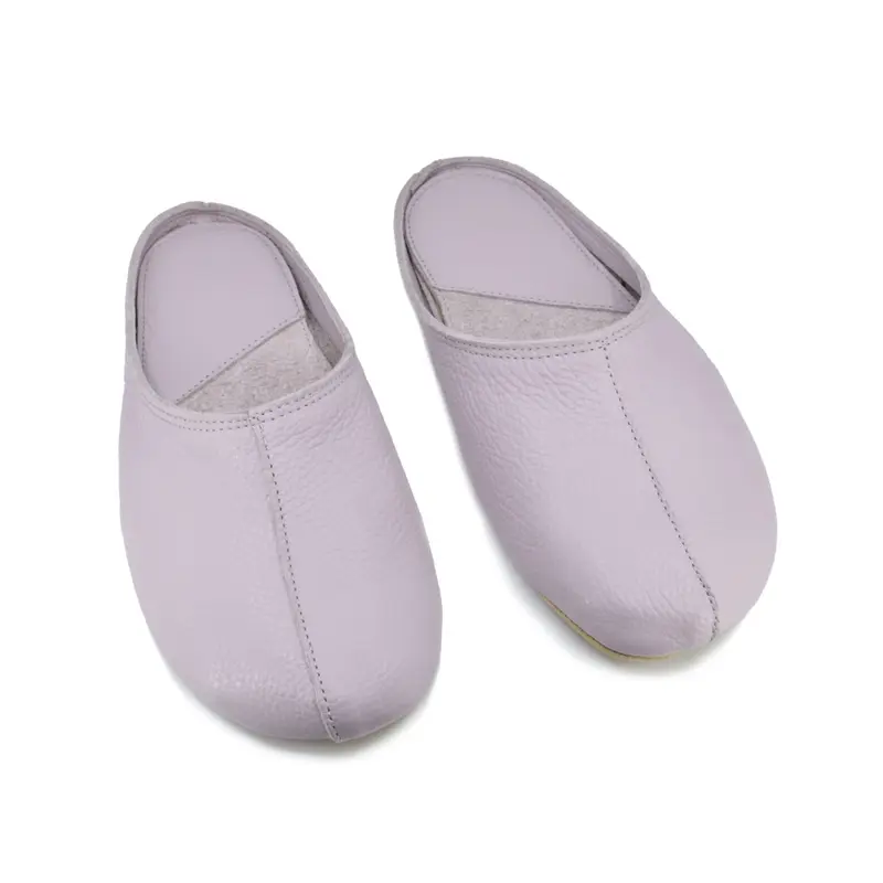 SULBI Leder-Hausschuhe – Lilac