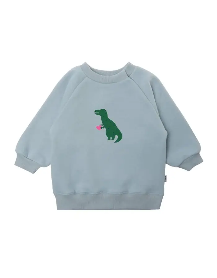 Sweatshirt Hellblau I Dino