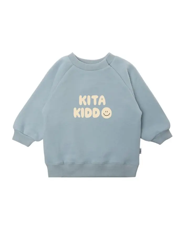 Sweatshirt Hellblau I Kita Kiddo
