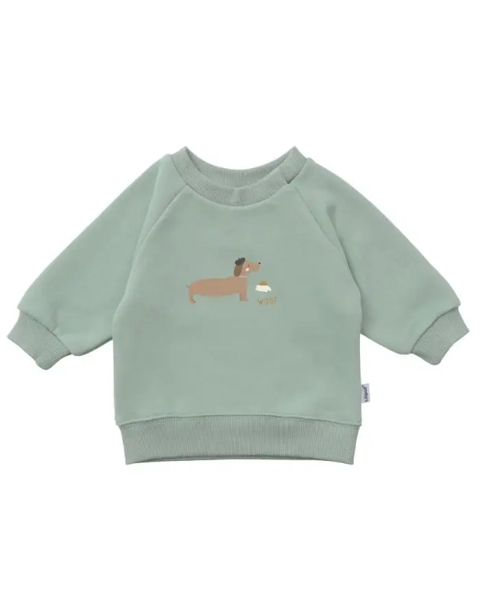 Sweatshirt Schilfgrün I Dackel