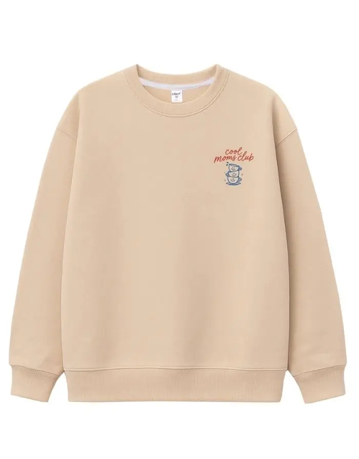 Sweatshirt Special Edition Beige I Cool Moms Club
