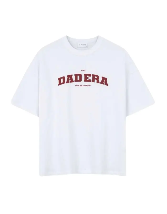 T-Shirt Dad Era I White/Burgundy