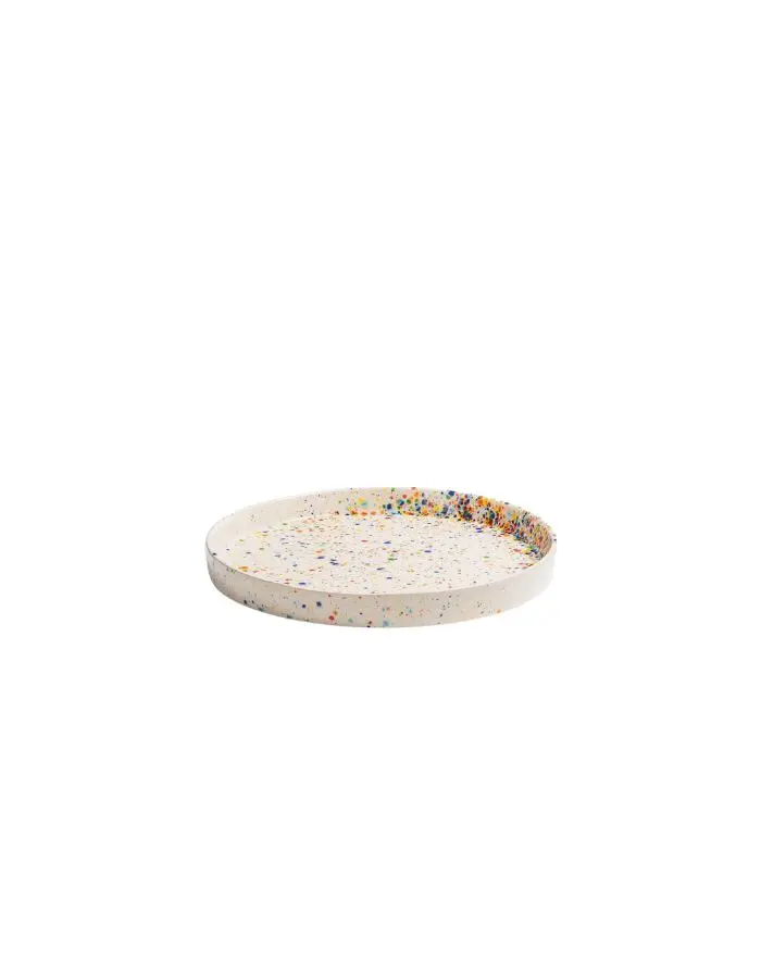 Tablett Party ø28cm I White