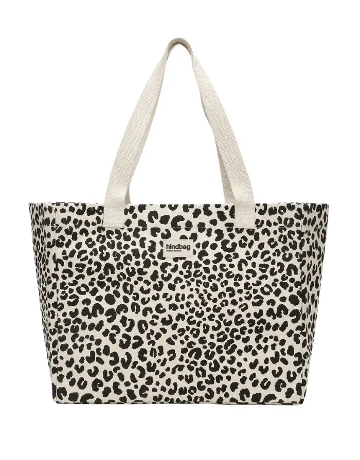 Tasche Claude I Leopard Ecru
