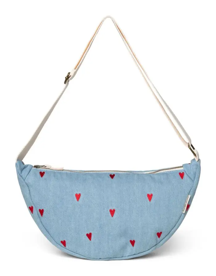 Tasche Fanny Pack Denim I Blue Hearts