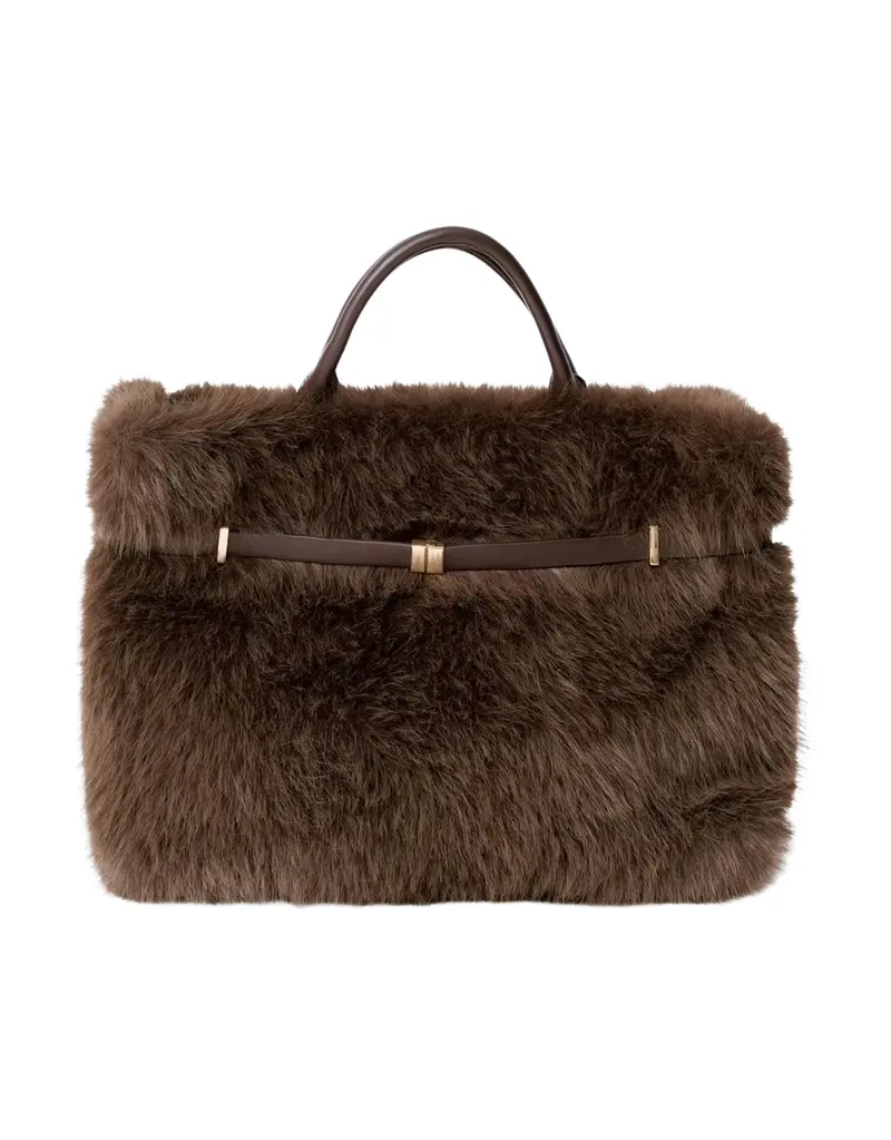 Tasche Faux Fur Belted I Brown