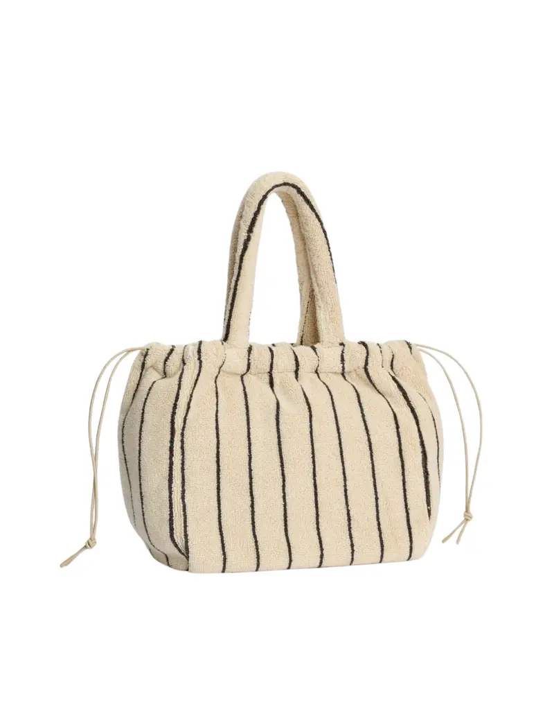 Tasche Frottee Small I Creme/Ink