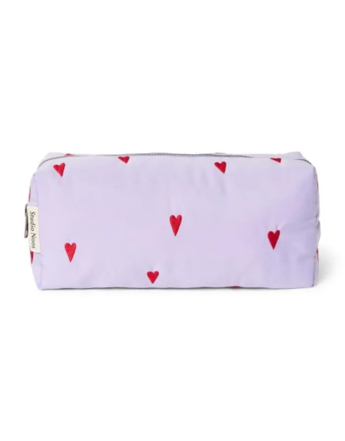 Tasche Kosmetik Puffy I Purple Hearts