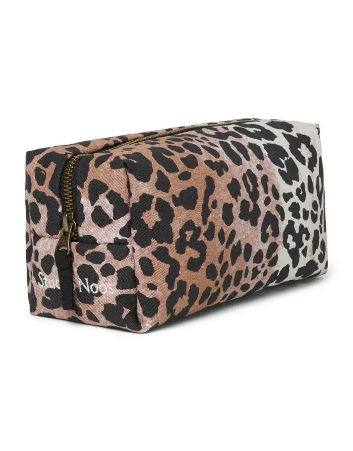 Tasche Kosmetik Soft Cotton I Leopard Hazel