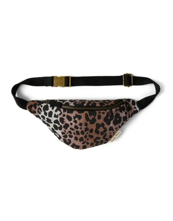 Tasche Mini Fanny Pack Soft Cotton I Leopard Hazel