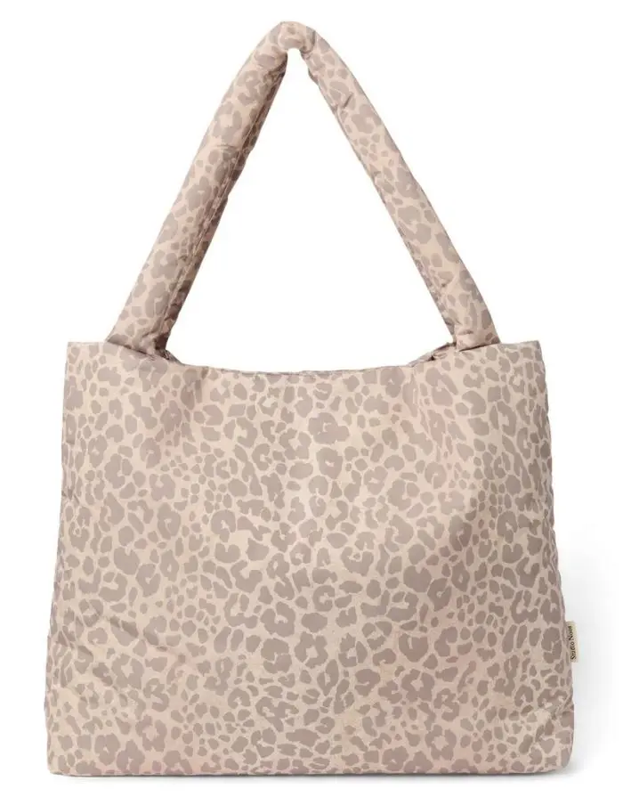 Tasche Puffy I Beige Leopard