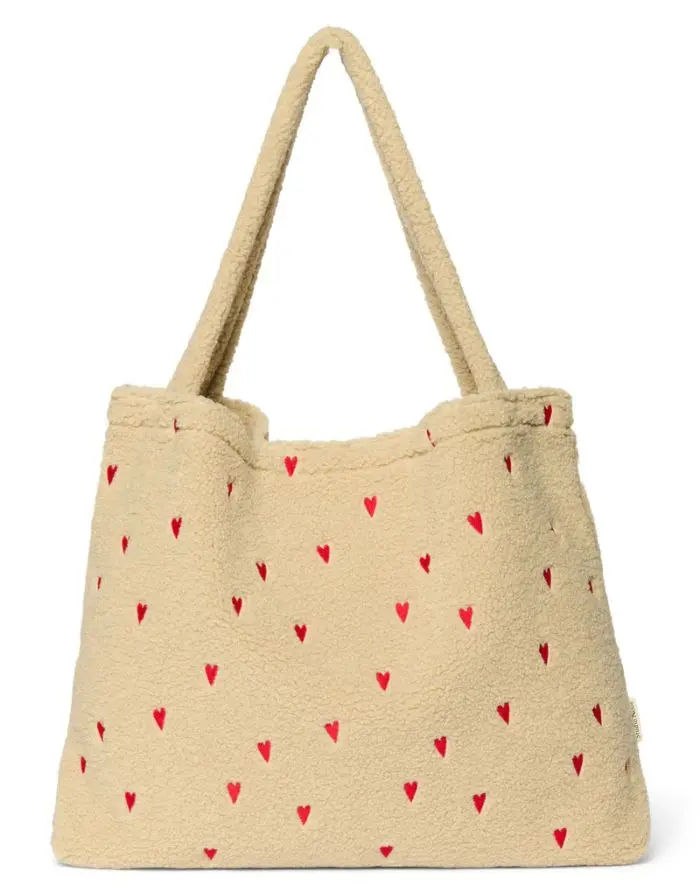 Tasche Teddy I Ecru Hearts