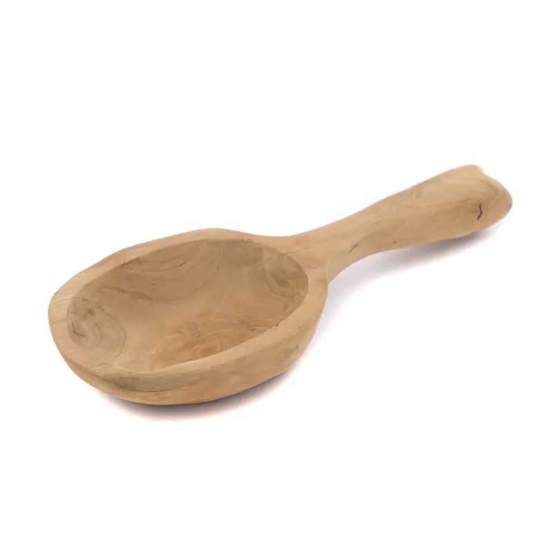TEAK SCHALE "SCOOP" | Teakholz | Wurzelholzschale Kellenform