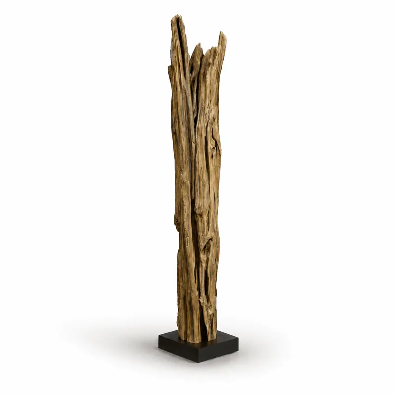 Teakholz Stehlampe ALMA | Höhe 180 cm
