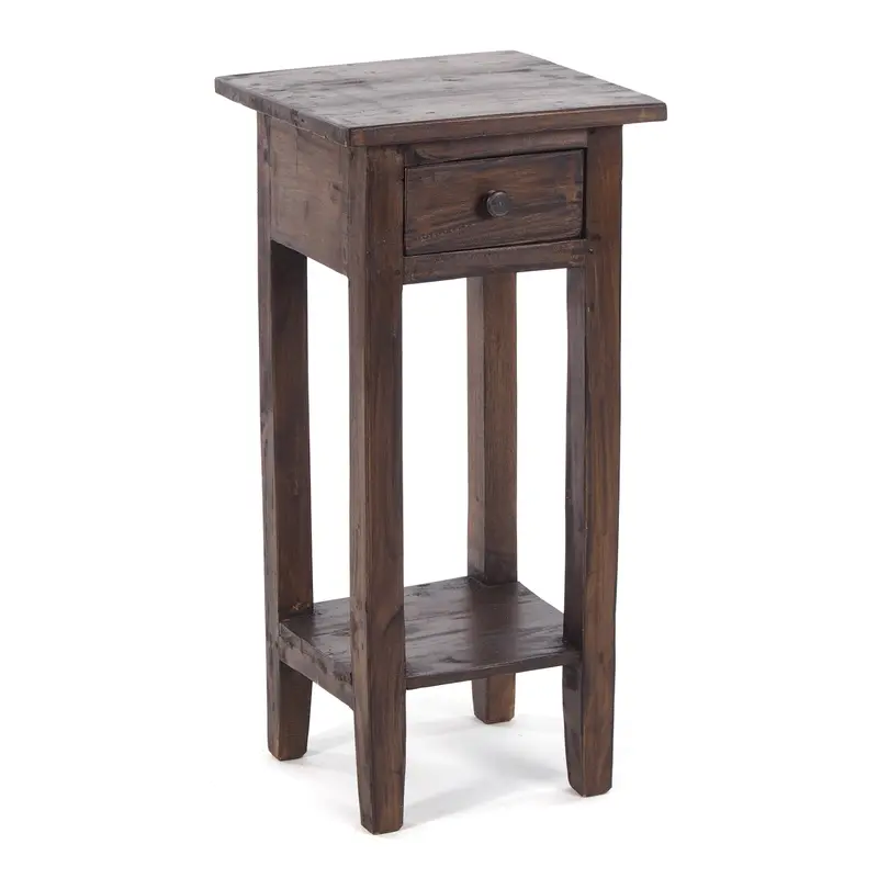 TELEFONTISCH "DRAWER 65" | Mahagoni, 65x31x31 cm | Beistelltisch | Farbe
