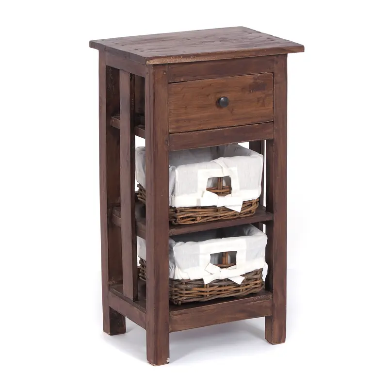 TELEFONTISCH "RATTAN 70" | 70x38x28cm (HxBxT), Mahagoni | Farbe