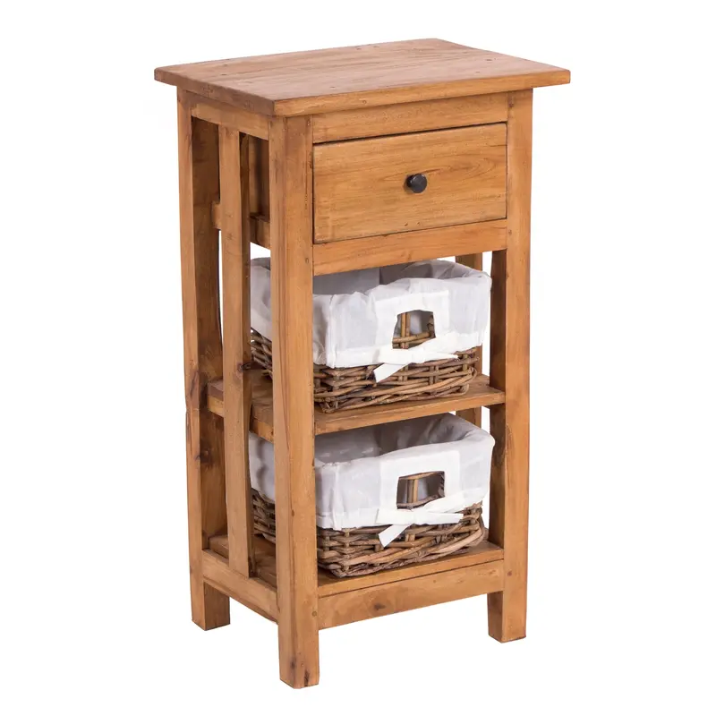 TELEFONTISCH "RATTAN 70" | 70x38x28cm (HxBxT), Mahagoni | Farbe