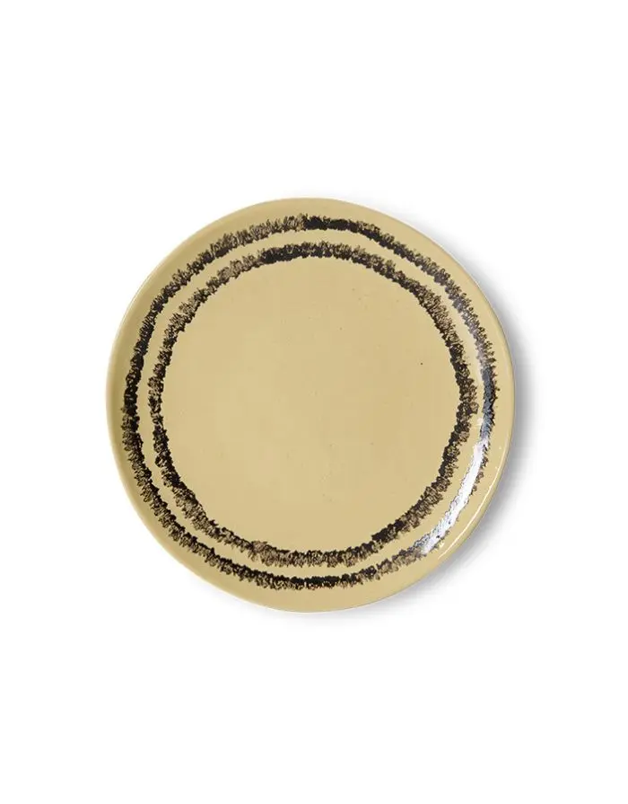 Teller 70's ø17,5cm I Vanilla