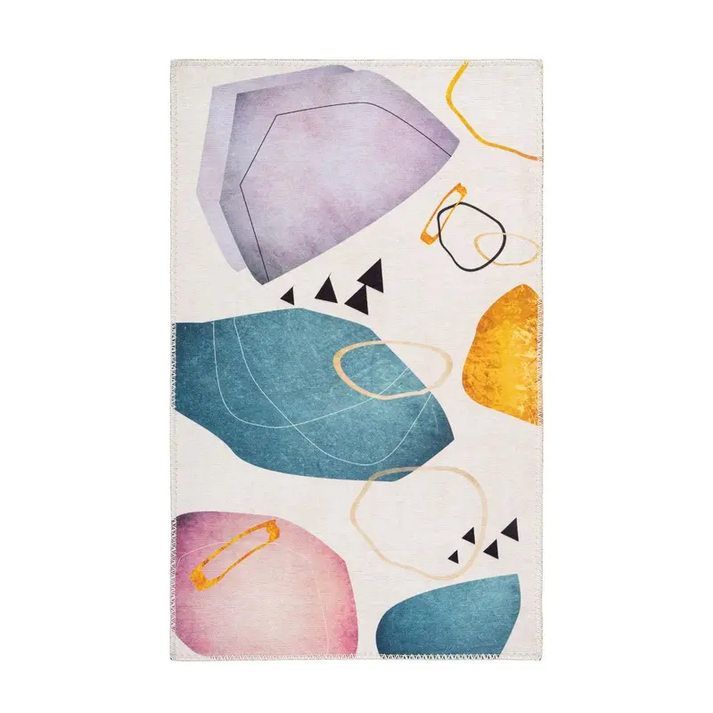 Teppich – Abstraktes Muster, Mehrfarbiges Design, Geometrische Formen, 200 x 290 cm  - Picassa 225 | Kayoom