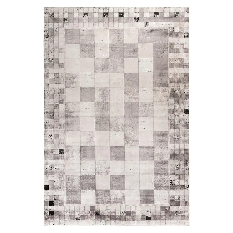 Teppich – Bambusseide, Klassisches Muster, Neutrales Design, 120 x 170 cm - Elles 214 | Kayoom