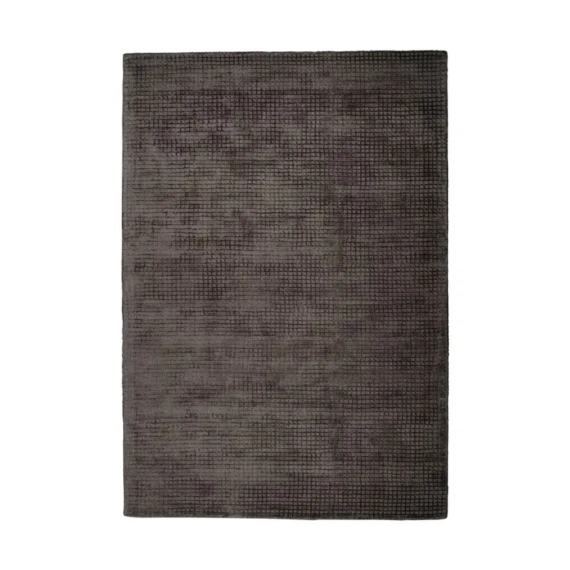 Teppich – Braun Viskose, Weiche Oberfläche, Premium Design, 170 cm - Bridget 125 | Kayoom