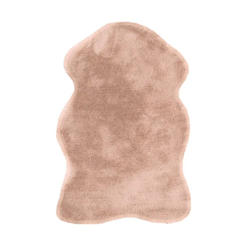 Teppich – Creme Farbe, Weicher Flor, Felloptik 90 cm - Rabbit Light 825 | Kayoom