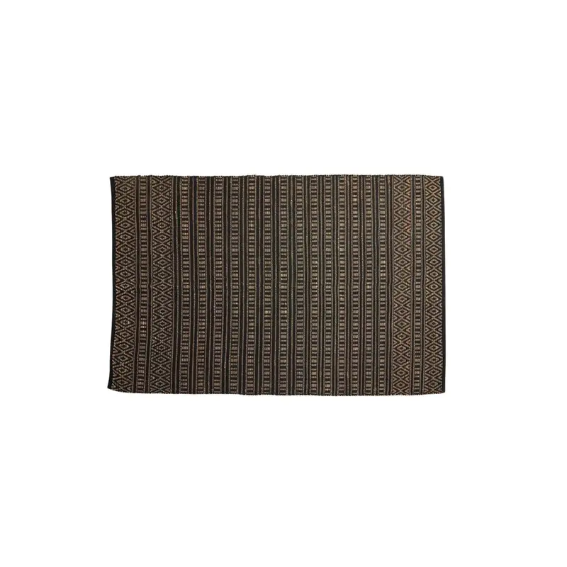 Teppich FARAH 240*160cm - Schwarz / Naturfarben