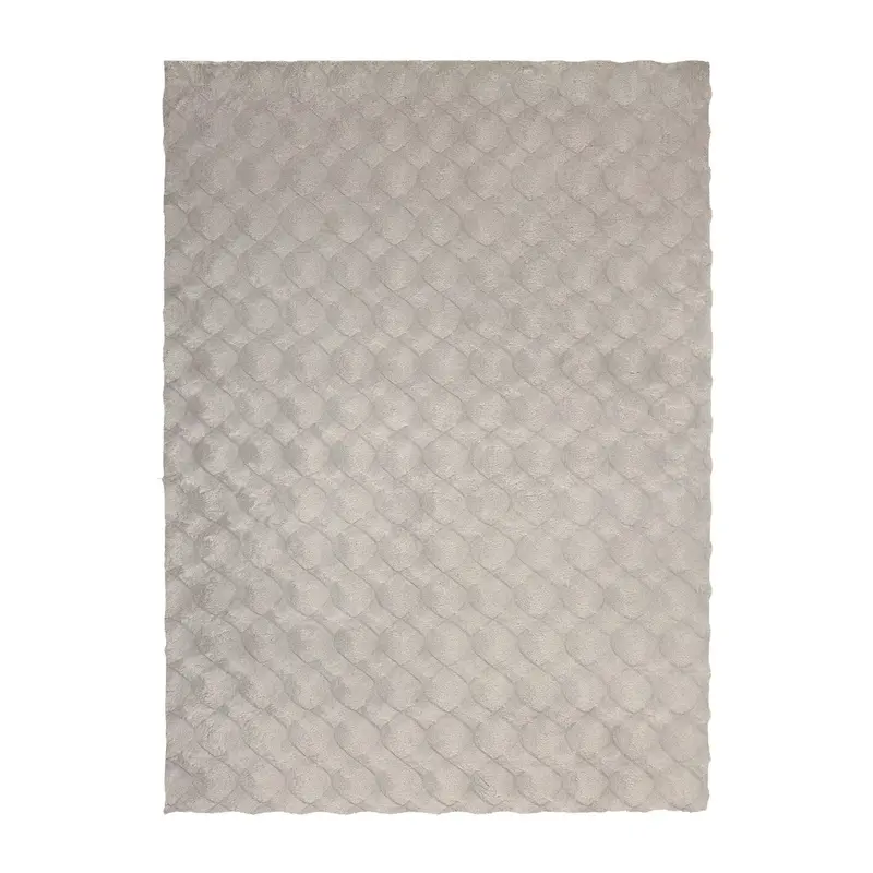 Teppich – Grauer Luxus, Weicher Hochflor, Baumwollmix 290 cm - Glow 825 | Kayoom