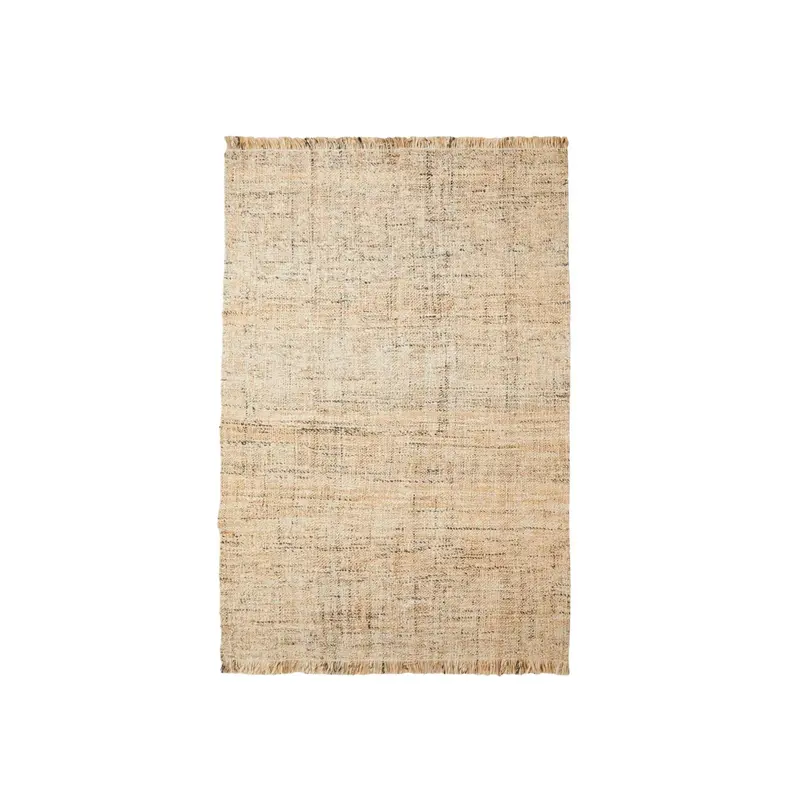 Teppich LINA 260*180cm handgefertigt aus Hanf & Viskose - Natur