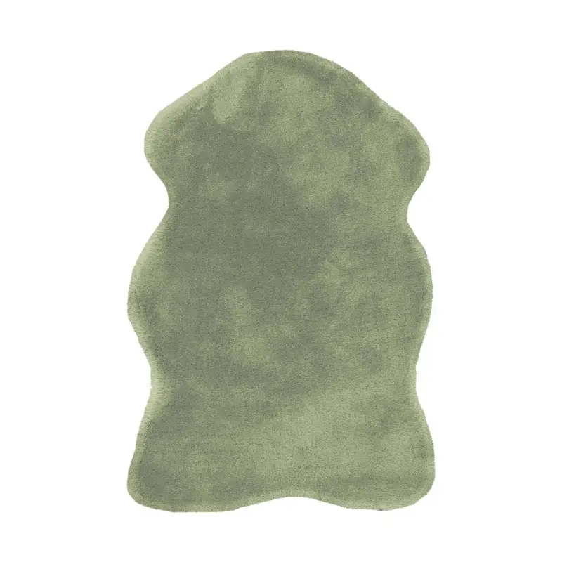 Teppich – Mint Farbe, Weiche Oberfläche, Felloptik, 90 cm - Rabbit Sheepskin 225 | Kayoom