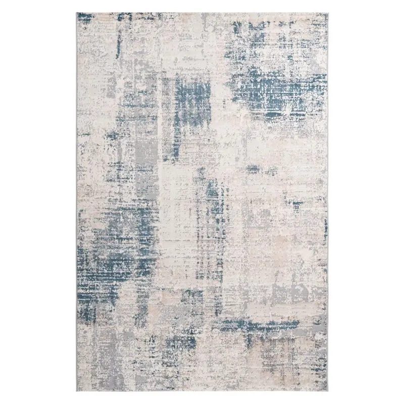 Teppich – Relief Muster, Faser Mix, Blauer Ton 290 cm - Sail 700 | Kayoom