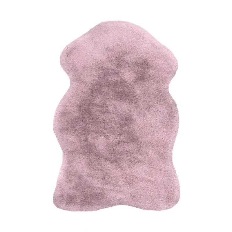 Teppich – Rosa Farbe, Weicher Flor, Felloptik 90 cm - Rabbit Light 825 | Kayoom