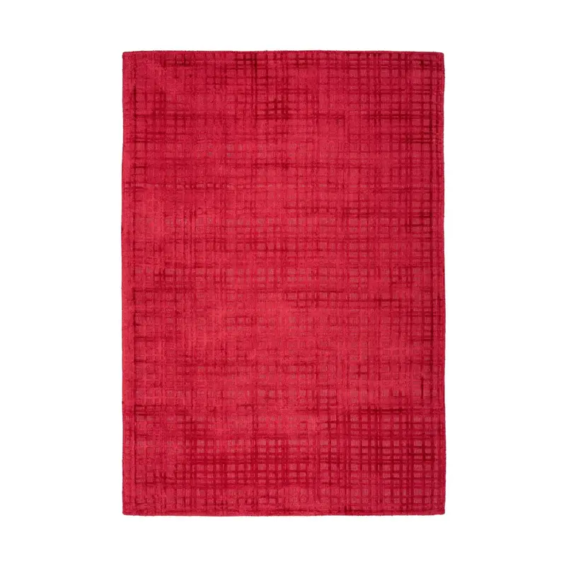 Teppich – Viskose Oberfläche, 3D Effekt, Kirschrot, 160 x 230 cm - Karma 125 | Kayoom