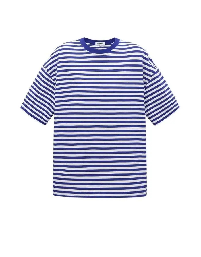 The Colorful Striped Tee I Blue