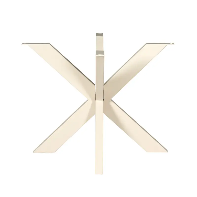 Tischbein – Modernes Design, Sandfarbe, Metall – Matrix | Starfurn