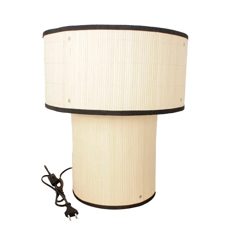 Tischlampe Bambus - Beige