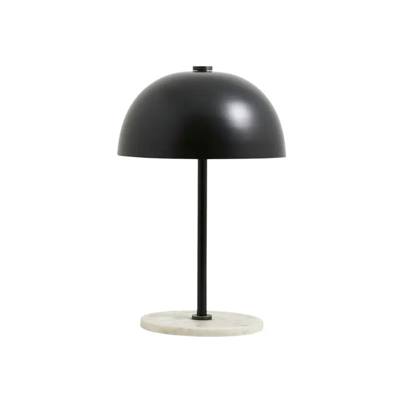 Tischlampe KITA – Schwarz mit Marmorständer